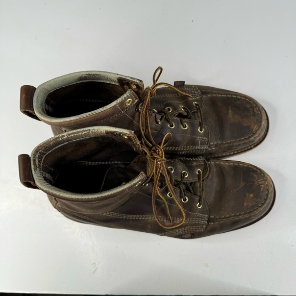 Thorogood Men’s Brown Leather Lace Up Work Boots Size 14 - Picture 3 of 8